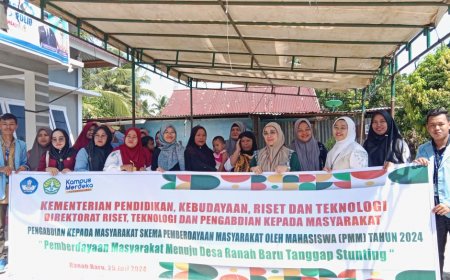 Atasi Stunting, Ini yang Dilakukan Tim PPM dan Mahasiswa Kukerta UNRI