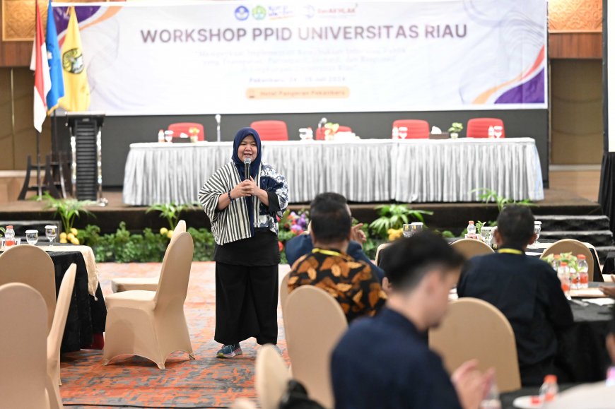 Ingin Raih Predikat Informatif, Unri Lakukan Workshop terkait Keterbukaan Informasi