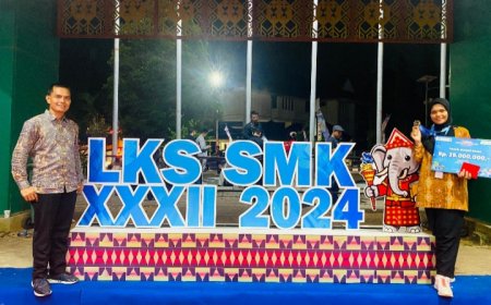 Riau Naik Peringkat, Siswa SMKN 1 Tambusai Raih Medali Emas di LKS 2024