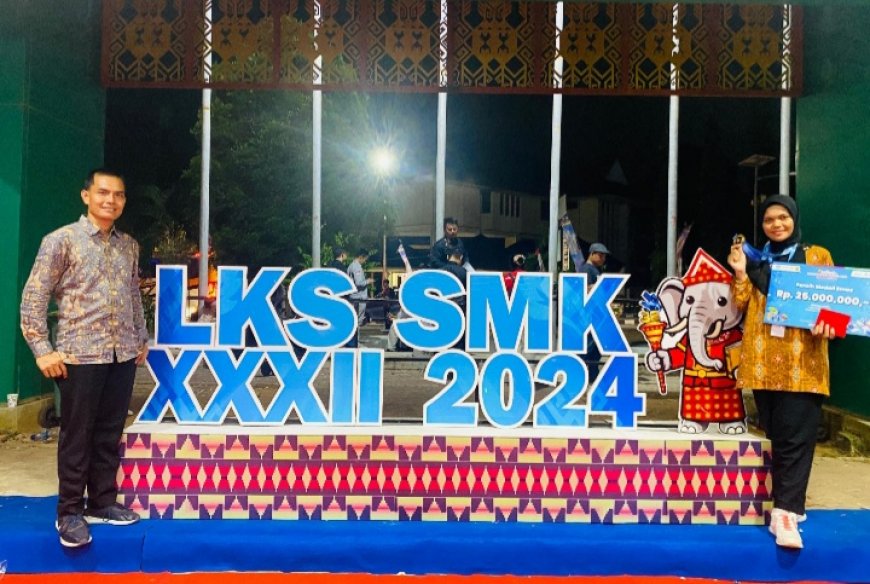 Riau Naik Peringkat, Siswa SMKN 1 Tambusai Raih Medali Emas di LKS 2024