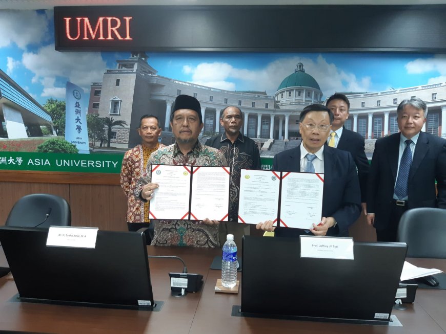 UMRI Perbaharui Nota kesepahaman dengan Asia University Taiwan