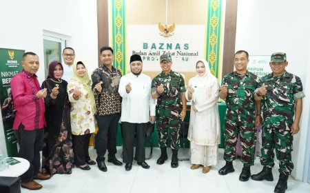 Lanjutan Kerjasama dengan BKKBN, Baznas Riau Gandeng TNI AD Bangun Sumur di Rohil