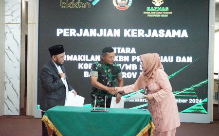 Atasi Stunting, BKKBN, Korem dan Baznas Riau Sediakan Air Bersih di Bangko
