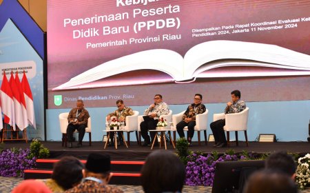 Jadi Narasumber di Rakor Nasional, Plt Kadisdik Riau Beberkan Keberhasilan Pelaksanaan PPDB 2024