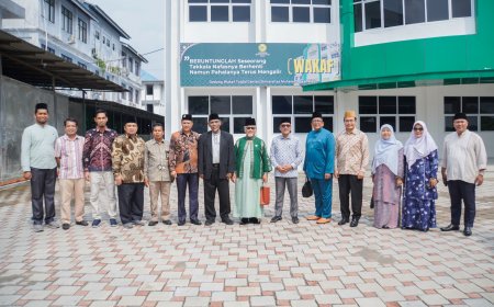 Sekjen World and Waqf Forum Kunjungi Gedung Wakaf Tajdid Center Umri