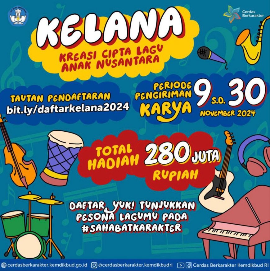 Hadiahnya Ratusan Juta, Kemendikdasmen Gelar Kreasi Cipta Lagu Anak Nusantara