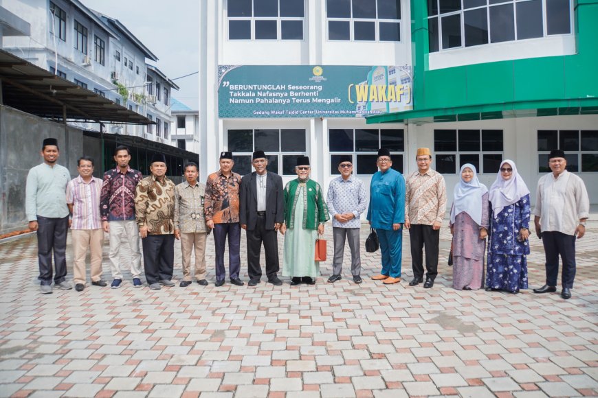 Sekjen World and Waqf Forum Kunjungi Gedung Wakaf Tajdid Center Umri