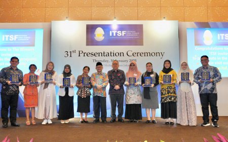 Sejumlah Peneliti dan Guru Terima Penghargaan  ITSF