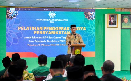 Gelar Pelatihan Penggerak Persyarikatan, Muhammadiyah Riau Ingin Organisasi Lebih Tertata dan Rapi