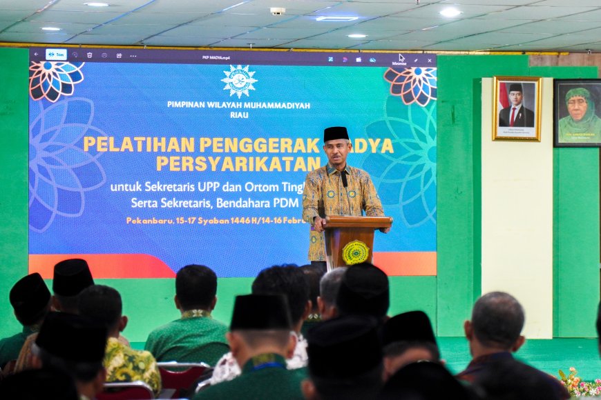 Gelar Pelatihan Penggerak Persyarikatan, Muhammadiyah Riau Ingin Organisasi Lebih Tertata dan Rapi