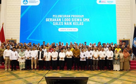 Gerakan 1.000 Siswa SMK Sales Naik Kelas Diluncurkan