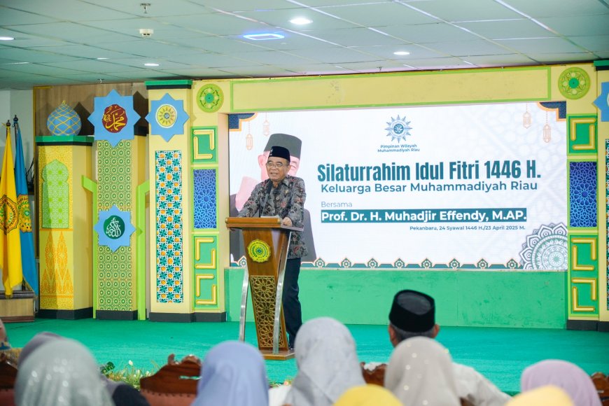 Solidkan Organisasi, Muhammadiyah Riau Hadirkan Prof Muhadjir Effendy pada Silaturahmi Idul Fitri