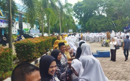Dinyatakan Lulus Hari Ini, SMAN 8 Pekanbaru Gelar Pelepasan 470 Siswa Kelas XII