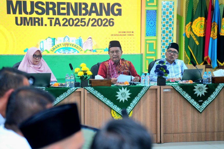 Gelar Musrenbang, Rektor Umri Minta Penganggaran Harus Mengedepankan Dampak
