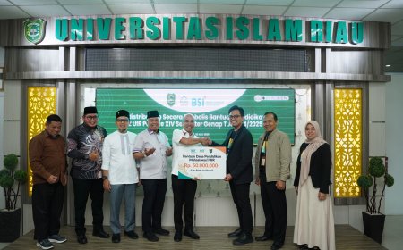 UPZ UIR Salurkan Bantuan Pendidikan ke-14 untuk 25 Mahasiswa, Didukung Zakat Profesi Dosen dan Tendik