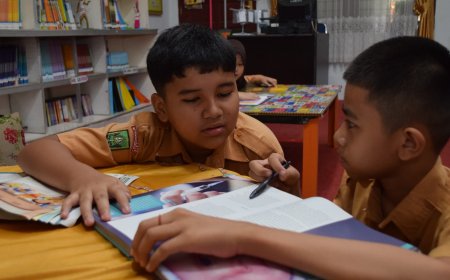 SDN 36 Pekanbaru Hidupkan Literasi Lewat Gerakan 3S: Anak Lebih Suka Baca Buku daripada Main HP