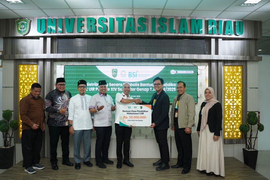 UPZ UIR Salurkan Bantuan Pendidikan ke-14 untuk 25 Mahasiswa, Didukung Zakat Profesi Dosen dan Tendik