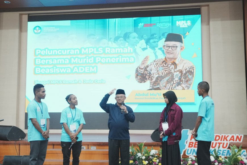 Penerima Beasiswa ADEM dari Papua dan Anak TKI Disambut Mendikdasmen: Wujud Nyata Pendidikan Inklusif