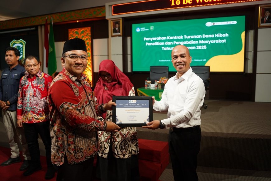UIR Raih Dana Hibah Penelitian Terbesar se-LLDIKTI XVII, Total Kontrak Capai Rp 4,4 Miliar