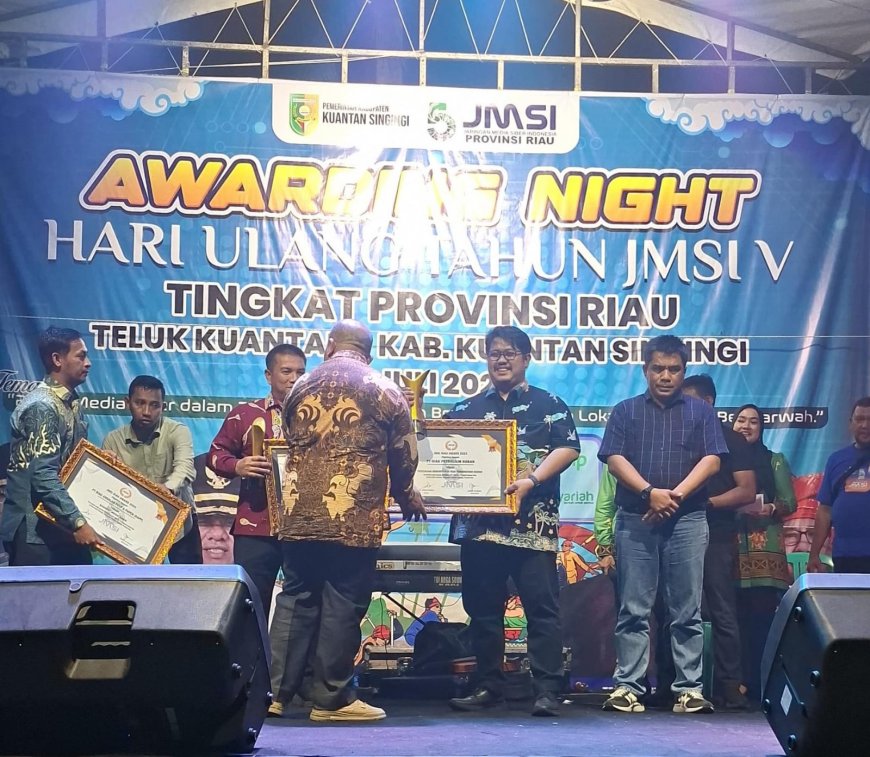 PT Riau Petroleum Rokan Raih Penghargaan Mitra Strategis Pembangunan Riau pada Malam JMSI Award 2025