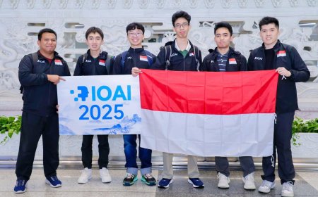 Indonesia Raih 4 Medali di Olimpiade AI Internasional, Debut Langsung Cetak Sejarah