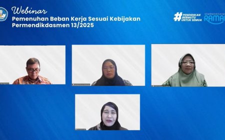 Kemendikdasmen Gelar Webinar Pemenuhan Beban Kerja Guru Sesuai Permendikdasmen 13/2025