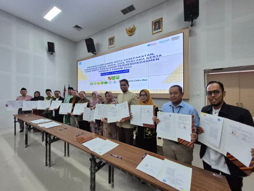 Balai Bahasa Riau Teken Kerja Sama, Tegaskan Komitmen Pengutamaan Bahasa Indonesia