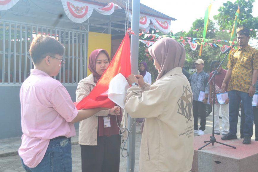 Warga RT 05 Air Putih Pekanbaru Meriahkan HUT Ke-80 RI dengan Upacara dan Permainan Rakyat
