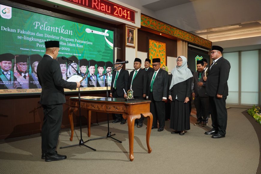 UIR Terapkan Kurikulum OBE Mulai 2025, Dekan Baru Diminta Satukan Langkah