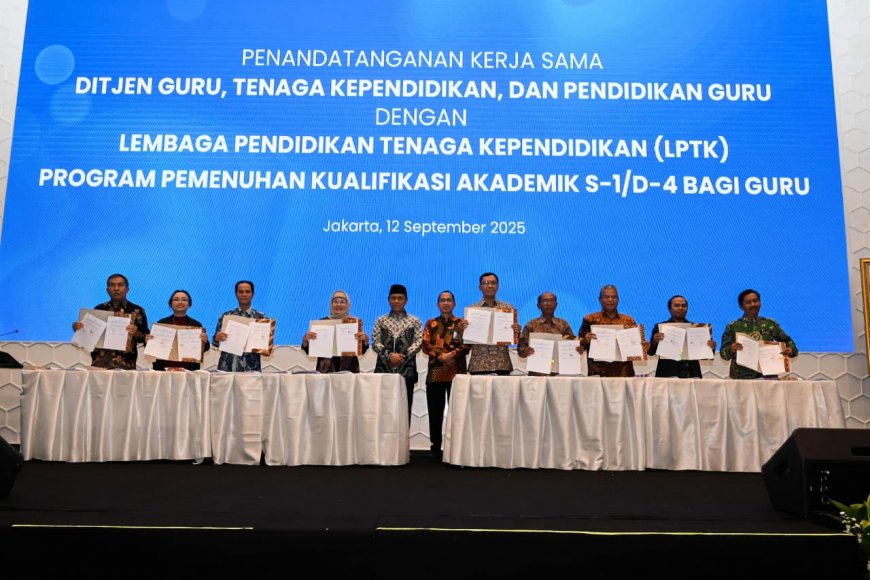 12.500 Guru TK dan SD Lanjutkan Studi S-1/D-IV Lewat Program PKA Kemendikdasmen