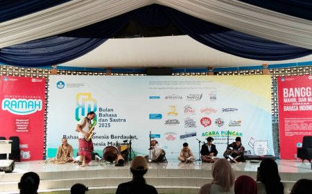 Pentas Sastra di Badan Bahasa 2025 Hidupkan Semangat Literasi dan Kebangsaan Lintas Generasi