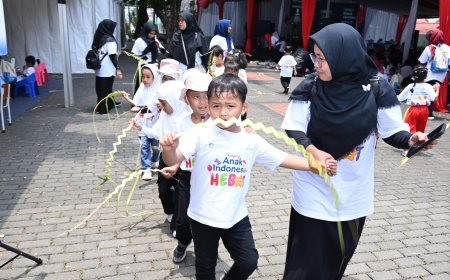 Permainan Tradisional Meriahkan Kampanye Anak Indonesia Hebat di Serang, Bentuk Karakter Sejak Usia Dini