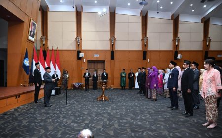 Mendikdasmen Abdul Mu’ti Lantik Pejabat Baru, Tekankan Budaya Kerja RAMAH untuk Transformasi Pendidikan