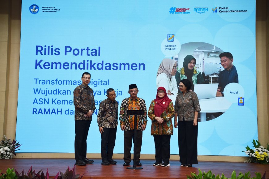 Wujud Birokrasi RAMAH dan SANTUN, Kemendikdasmen Luncurkan Portal Digital ASN