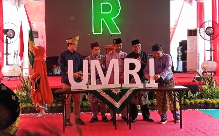 Dialog kebangsaan bersama Anies Baswedan, serta Launching PMB UMRI TA 2026/27 dan Map UMRI Roblox