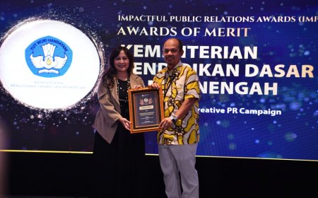 Di Ajang  IMPRA 2025, Kemendikdasmen Raih Penghargaan Best Creative PR Campaign