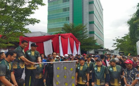 Meriah, Jalan Santai Milad Ke-113 Muhammadiyah di Kampus Umri Diikuti Ribuan Orang