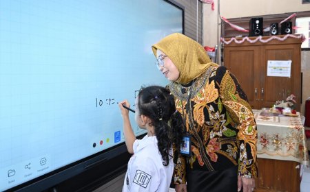 Di Hadapan Siswa, Dirjen Nunuk Suryani Praktikkan Matematika GEMBIRA