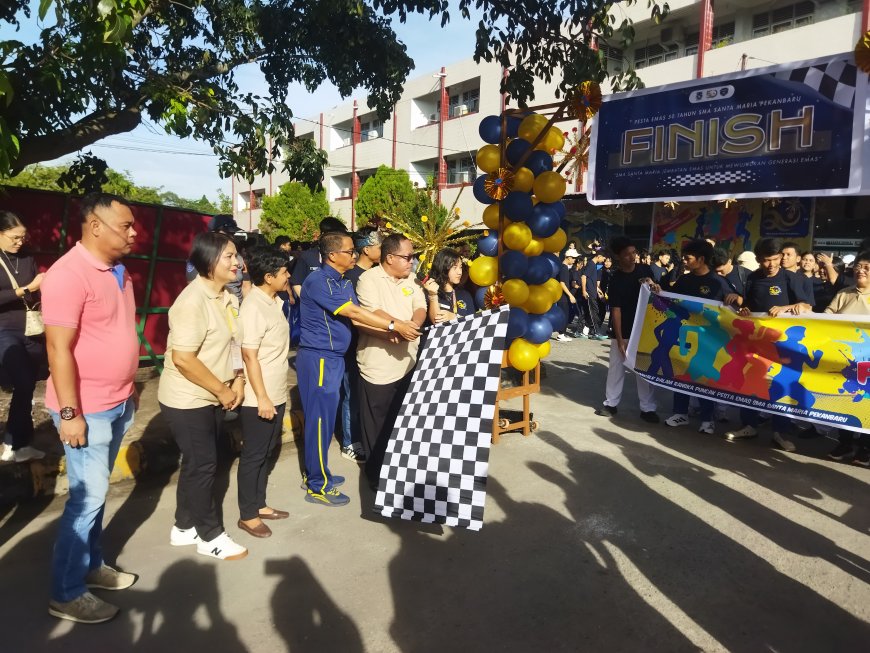 Pesta Emas 50 Tahun SMA Santa Maria Pekanbaru Diikuti Ribuan Orang