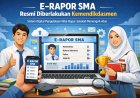 Rapor Digital e-Rapor SMA Resmi Diterapkan, Nilai Siswa Terintegrasi Dapodik dan PDSS