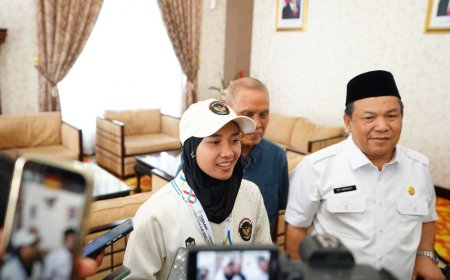 Puja Lestari Disambut Hangat di Pekanbaru, Plt Gubernur Riau : Nanti Diberi Bonus