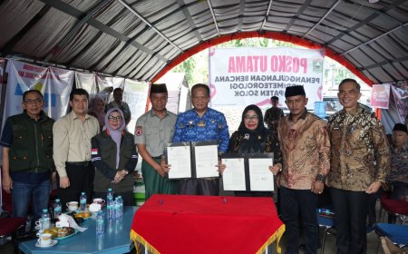 Pemkab Kampar–Pemkab Solok Teken MoU Penyediaan Beras Bansos untuk Disabilitas dan Lansia