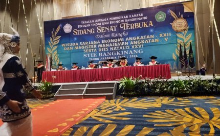 STIE Bangkinang Wisuda 128 Lulusan S1 dan S2, Tegaskan Komitmen Cetak SDM Unggul untuk Daerah