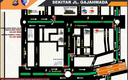 Malam Tahun Baru 2026, Sejumlah Jalan Utama Pekanbaru Ditutup dan Direkayasa