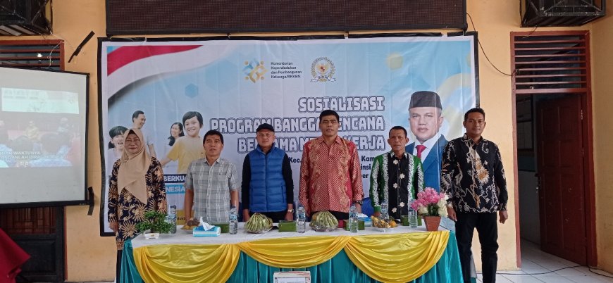 Sosialisasi Bangga Kencana di Kampar, Tekankan Persiapan Keluarga untuk Generasi Berkualitas