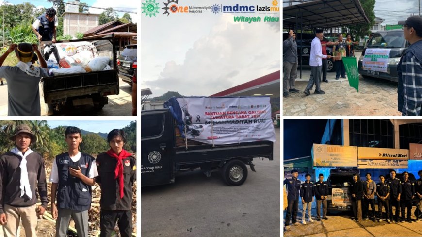 Muhammadiyah Riau Kerahkan Dua Tim Relawan ke Padang Panjang dan Batang Toru