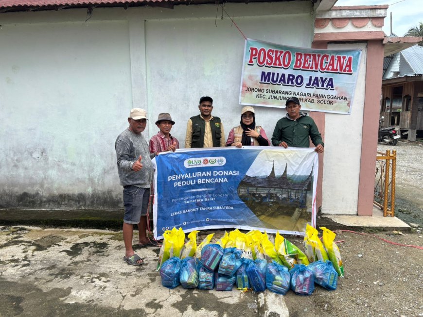 IKA Sosiologi FISIP UNRI Kirim 1 Ton Beras dan 200 Paket Sembako untuk Korban Banjir Longsor di Sumbar