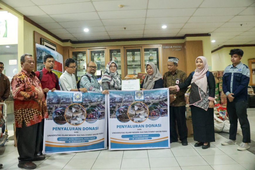 UIN Suska Riau Kirim 27 Relawan Kemanusiaan ke Sumbar, Sumut, dan Aceh