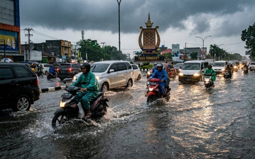 BMKG: Hujan Masih Berpotensi Guyur Riau Sabtu 20 Desember 2025, Warga Diminta Waspada