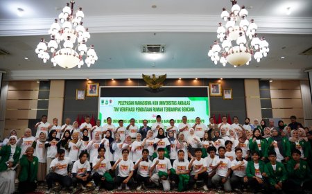 Pascabencana Sumbar, UNAND Libatkan 400 Mahasiswa Verifikasi Ribuan Rumah Warga